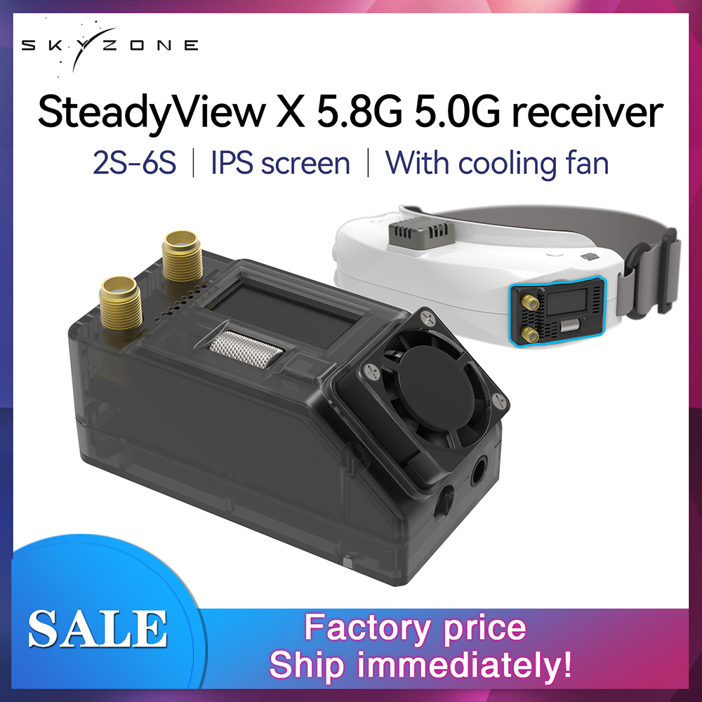 وحدة استقبال SKYZONE Steadyvie - مراجعة Skyzone Steadyview X Receiver Module وسعره